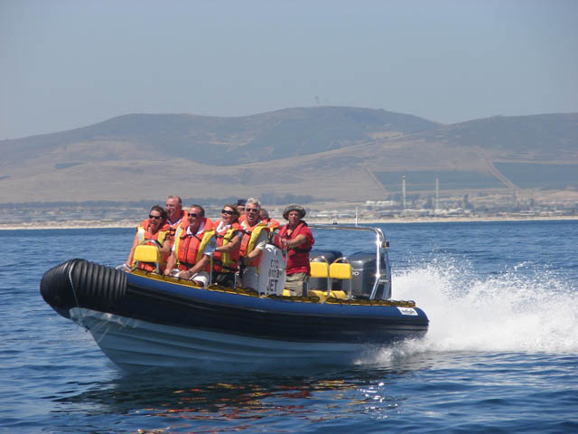 Jet Boat in Table Bay, Cape town, South Africa